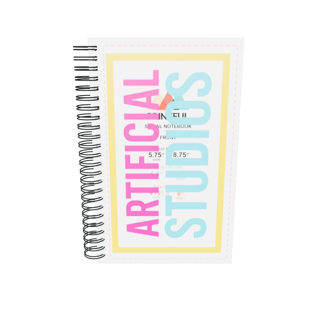 ARTIFICIAL STUDIOS – Spiral Notebook
